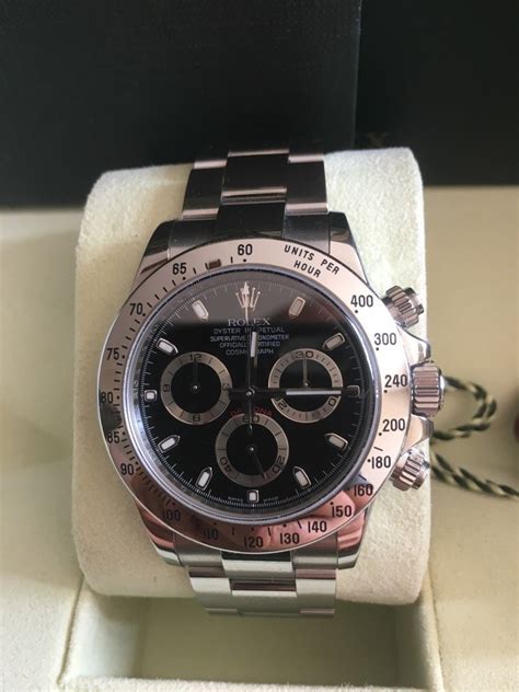 FS: NOS 2016 Rolex Daytona Ref. 116520 Black Dial – Full Set